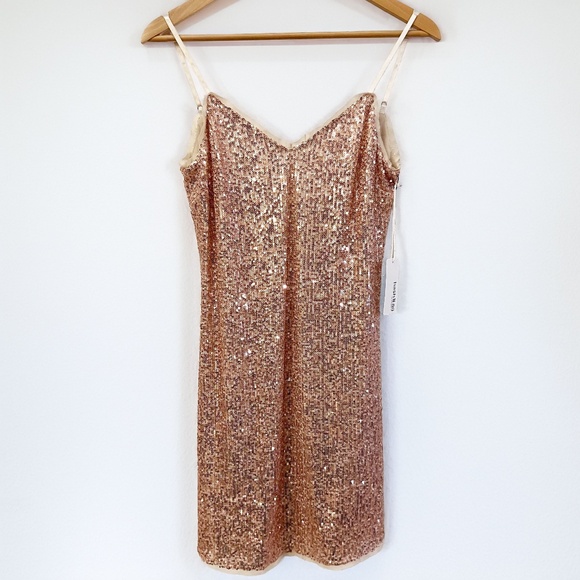 Hashtag | Pink Sequin Mini Dress | S | NWT - Picture 1 of 11